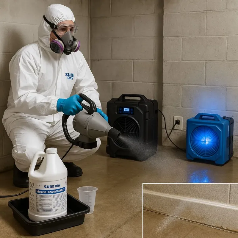 Sanitization and Odor Removal process in Akron, PA