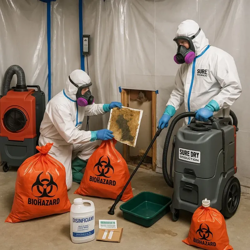 Contaminated Water Handling Protocols process in Akron, PA